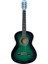 Yeşil Renk Klasik Gitar - 4/4 Boy Öğrenci Gitarı Kılıf ve Pena Hediye ! 1