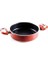 Granit Basık Tencere, 26 Cm, 3.4 Mm, Yapışmaz Petek Doku, Cam Kapak 2