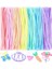 Pastel Renkler 30 cm 100 Lü 1 Paket Pastel Renkli Tüylü Tel Peluş Tel 30 cm Elişi Okul Projeleri Süsleme 1