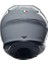 K6 S Motosiklet Kaskı Kapalı Kask Mono Nargo Grey M 5