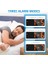 LED Dijital Masa Saati Termometre Alarm Takvimli Mod Ayarlı (Turuncu) 3