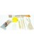 Ahşap Saplı Seramik ve Doğal Kil Hamuru Oyma Şekil Verme Alet Seti Yeni Başlayanlar Için Ceramic Şekillendirme El Aleti Seti (Kırmız Kil/terra Cotta Clay) Pottery Tool Kit 5