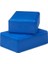 Çiftli Yoga Blok - 2 Adet Yoga Block - Eva Yoga Bloğu Seti,mavi 4