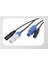 Powercon Kablosu Powercon Güç Fişi Kombinasyonu ve Xlr Sinyal Hattı Geçiş Sinyali Bağlantısı Işık Güç Kaynağı (A) 3