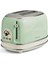 Vintage Ekmek Kızartma Makinesi 2 Dilim Yeşil 0155/14-810 Watt, Metal Gövde, 2 Dilim Kapasite, Buz Çözme, Isıtma, 6 Kızartma Ayarı, Kolay Temizlik, Çıkarılabilir Kırıntı Tepsisi 1