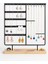 Takı Organizeri, Takı Standı Metal Stand ve Ahşap Taban, 35X30X9.5 Cm, Küpe Kolye Yüzük Düzenleyici, Siyah 1