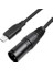 USB C Xlr Erkek Kablo, USB Tip C - Xlr Erkek Çıkış Kablosu, USB C Mikrofon Kablosu USB Tip-C Erkek - Xlr Erkek Kanal Kablosu Konnektörü Amplifikatör, Hoparlör, Mikser Konsolu Vb, 10FT 5