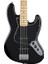 Standard Jazz Bass Black - Maple Bas Gitar 3