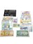 Coleccionables Dünya Para Birimi Koleksiyonu "25 Farklı Ülkelerden Sökülmemiş Banknotlar, Orijinallik Sertifikası Ile" Koleksiyonerler, Okullar ve Müzeler Için Eski Kağıt Para 2