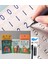 Store Sihirli Yazı Seti Silinebilir Kelemli Kabartmalı Defter Yazma Öğretici 4 Kitap+1 Kalem+5 Yedek Uç, Çok Renkli 1