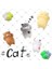 Adet (4 Kedi + 2 Pati ) Sevimli Mini Squishy Oyuncaklar, Sukuşi Yumuşak Kedi Pençesi, Stres Önleyici Oyuncaklar, Çocuklar ve Yetişkinler Için Sıkmalı Oyuncaklar, Rahatlatıcı, Kawaii Cat&amp;paws 2