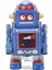 Robot Oyuncak, El Yapımı, Dekoratif, Ilginç, Vintage Kurmalı Robot, Restoran ve Kafe Için (Blue) 1