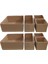 Room 8'li Bej Çekmece Içi Düzenleyici Organizer Set - Çok Amaçlı Dolap Içi Kutu Seti 1