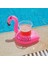 10 Lu Set Pembe Flamingo Şişme Bardak Simidi Içecek Tutacağı 4
