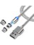 1049 1 Metre Lightning Micro USB Type C Mıknatıslı Tüm Telefonlar Uyumlu Şarj Kablosu (Kablo Bozulmasından Sıkıldınız Mı Manyetik Şarj Tak Çıkar Olmadığı Için Kablo Ömrü Uzun Olacak) 1