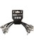 Kabel-Buchsen-Winkelstück/buchsen-Winkelstück 15CM, Schwarz, 6 Inch 1