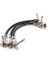 Kabel-Buchsen-Winkelstück/buchsen-Winkelstück 15CM, Schwarz, 6 Inch 4