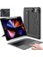 iPad Air 13 Inç Kılıf Klavye 2024 ve iPad Pro 12.9 Inç 2022-6TH/2021-5TH/2020-4TH/ 2018-3RD Gen, Kalem Tutucu ve Stand ve Kamera Kapaklı Çıkarılabilir Klavye, Akıllı Izleme Dörtgeni 1