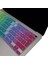 Macbook Air M1 13INÇ Klavye Koruyucu Türkçe Q Dazzle A2179 A2337 ile Uyumlu Pembe Yeşil 4