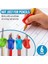 Pencil Grip Pinch Grip, Ergonomik Yazma Yardımı, Parlak Renkli Kalem Tutacakları, 6'lı, TPG-12706 5