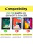 iPad Pro 12.9 1. ve 2. Nesil (2015 ve 2017 Modeli) Için Akıllı Kılıf, Stand Kapağı Desteği Otomatik Uyku/uyanma - Mavi 2