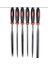 Parça Mini Eğe Seti - 14CM Ince Işçilik Saatçi Eğe ve Törpü Seti (Kırmızı Renk) 5
