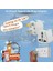 Tip G Ingiliz Adaptör Fişi – Hindistan, Ingiltere, Dubai, Hong Kong, Irlanda, Singapur, Hac ve Umre Uyumlu, 2 ve 3 Uçlu Fiş Dönüştürücü Priz, Uluslararası Seyahat Adaptörü 4