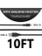 Yaratıcılar Için Mikro Usb'den Usb'ye Mikrofon Kablosu 10 Ft / 300 Cm,quadcast Samson Meteor ile Uyumlu, Audio-Technica AT2005USB, Fıfıne K690, K678 Dengeli Mikrofon Kablosu (Siyah) 2