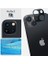 iPhone 14 / 14 Plus Kamera Lens Camı Koruyucu Glas.tr Optik (2 Adet) Black - AGL05274 4