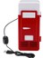 Mini USB Buzdolabı - LED Mini USB Buzdolabı USB Buzdolabı Içecekler Içecek Kutuları Buzdolabı ve Isıtıcı (Kırmızı) 1