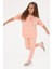 Kız Çocuk Somon Pijama Takım 50318962-VR047 2