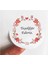 48 Adet 4 cm Teşekkür Ederiz Baskılı Mat Etiket Sticker 1