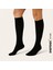 Anne Çorabı Dizaltı Kalın Sıcak Likralı Esnek Yünlü Rahat Çorap 36-40 Siyah Hediye 1