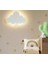 Bulut Gece Lambası Çocuk Odası Bebek Odası Dekoratif Aydınlatma Tekli - LED Işıklı (40CM) 3