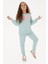 Kız Çocuk Su Yeşili Pijama Takım 50318952-VR048 2