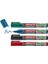 28 Ecoline Beyaz Yazı Tahtası Kalemi, 4'lü Set, Karışık Renkler, Yuvarlak Uç, Yeniden Doldurulabilir 1
