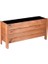 Bodrum Model Ahşap Saksı 75X30X45 cm Dış Mekan Dekoratif Bahçe & Balkon Çiçekliği Hazır Kurulu Kahverengi 1
