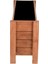 Bodrum Model Ahşap Saksı 75X30X45 cm Dış Mekan Dekoratif Bahçe & Balkon Çiçekliği Hazır Kurulu Kahverengi 4