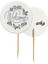 20 Adet Çiçekli Welcome Baskılı Cupcake Pasta Kürdanı 6,5 cm - Toothpick 1
