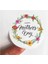 48 Adet 4 cm Happy Mother's Day Baskılı Mat Etiket Sticker 1