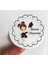 48 Adet 4 cm Kız Çocuk Mezun Oluyorum Mezuniyet Baskılı Mat Etiket Sticker 1