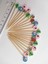 100 Adet Dekoratif Yılbaşı Temalı Boncuklu Kürdan 6,5 cm - Karışık Model - Happy New Year Toothpick 1