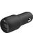 Boost Charge Çift Bağlantı Noktalı 24 W Araç Şarjı, iPhone ve Android Telefon Uyumlu, Siyah, CCB001BTBK 3