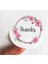 48 Adet 4 cm Thanks Baskılı Mat Etiket Sticker 1