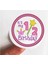 Beyhan Bayhan 48 Adet 4 cm Pembe Half Birthday Baskılı Mat Etiket Sticker - Yarım Yaş Doğum Günü 1