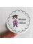 48 Adet 4 cm Erkek Çocuk Mezun Oldum Mezuniyet Baskılı Mat Etiket Sticker 1