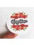 48 Adet 4 cm Çiçekli Hoşgeldiniz Baskılı Mat Etiket Sticker 1