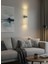 Bhbackhome Bubbletrio Şık ve Zarif Modern LED Duvar Aplik 51 cm Antrasit Günışığı Pilli 8