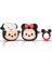 Airpods 4.nesil ile Uyumlu Kılıf Karikatür Mickey Mouse Figürlü Tasarım Sevimli Figürlü Silikon Kılıf 1