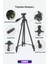 NP-3180S 129 cm Tripod Bluetooth Kumandalı Profesyonel Telefon Kamera Tutucu Çantalı Tripot 5